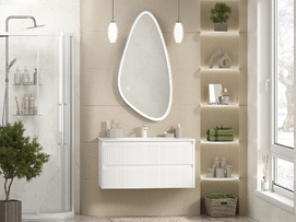 Мебель для ванной комнаты Brevita Рива RIV-07100-0102Я