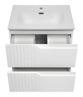 Фото Мебель для ванной комнаты Brevita Tivolli 60 см Tiv-09060-0102Я подвесная, белая