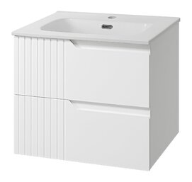 Фото Мебель для ванной комнаты Brevita Tivolli 60 см Tiv-09060-0102Я подвесная, белая