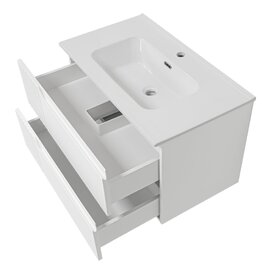 Фото Мебель для ванной комнаты Brevita Tivolli 80 см Tiv-09080-0102Я подвесная, белая