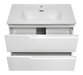 Фото Мебель для ванной комнаты Brevita Tivolli 80 см Tiv-09080-0102Я подвесная, белая