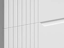 Фото Мебель для ванной комнаты Brevita Tivolli 80 см Tiv-09080-0102Я подвесная, белая