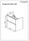 Фото Душевой уголок Radaway Torrenta PDD 80x80 31610-01-05N стекло тонированное, профиль хром, без поддона 1