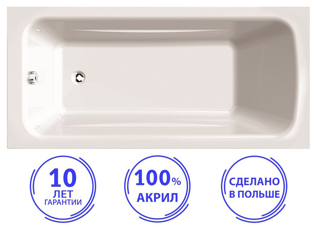 Ванна акриловая C-Bath Muse CBQ011001 170х80