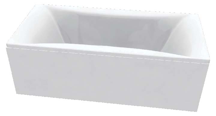 Ванна акриловая C-Bath Talia CBQ004002 180х80, размер 180x80, цвет белый - фото 1