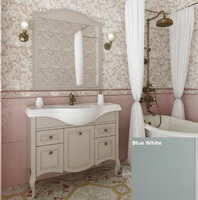 Мебель для ванной Caprigo Verona H 105 см  3 двери + 2 ящика Blue White