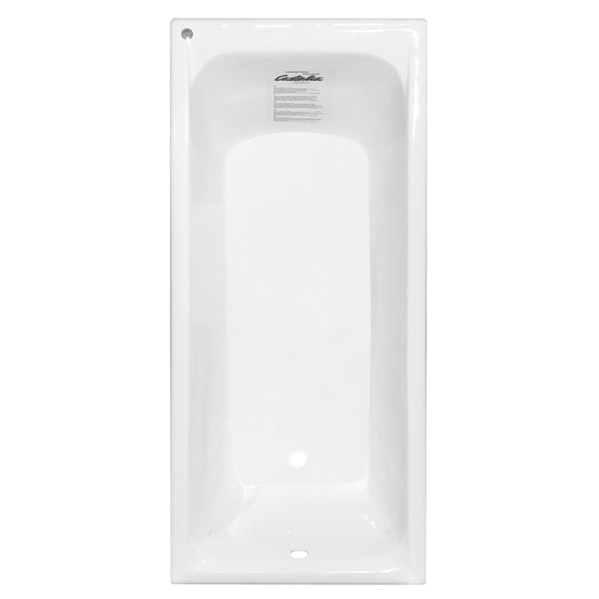 Чугунная ванна Castalia Prime 170x75 Ц0000144 без ручек, белая