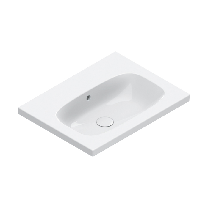 Раковина подвесная или на мебель Catalano Alvea 60 см 0620600001 белая глянцевая 20183₽