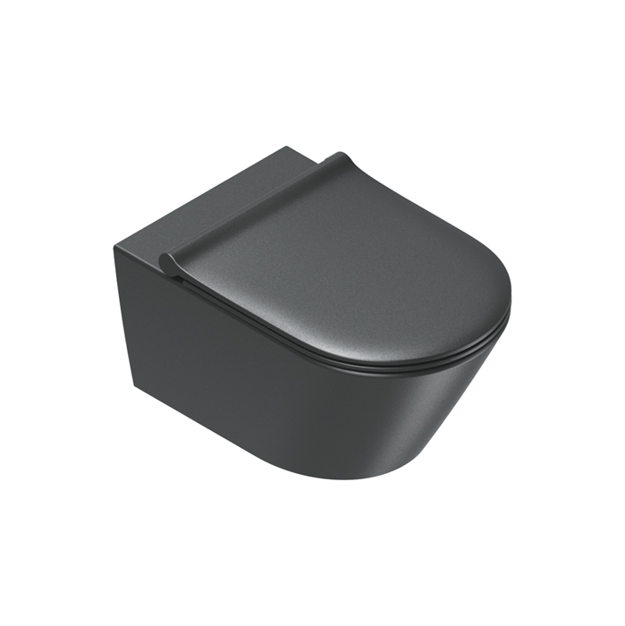 Унитаз подвесной Catalano Zero 0111550022 черный матовый без крышки 80140₽