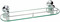 Фото Полка стеклянная CeramaLux Caps 52 см 51311 хром 0