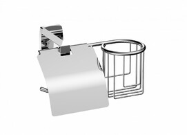 Держатель для бумаги с корзиной CeramaLux Cube 12607A