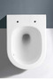 Фото Унитаз подвесной CeramaLux TR-0199ZK безободковый, с крышкой микролифт, белый 4