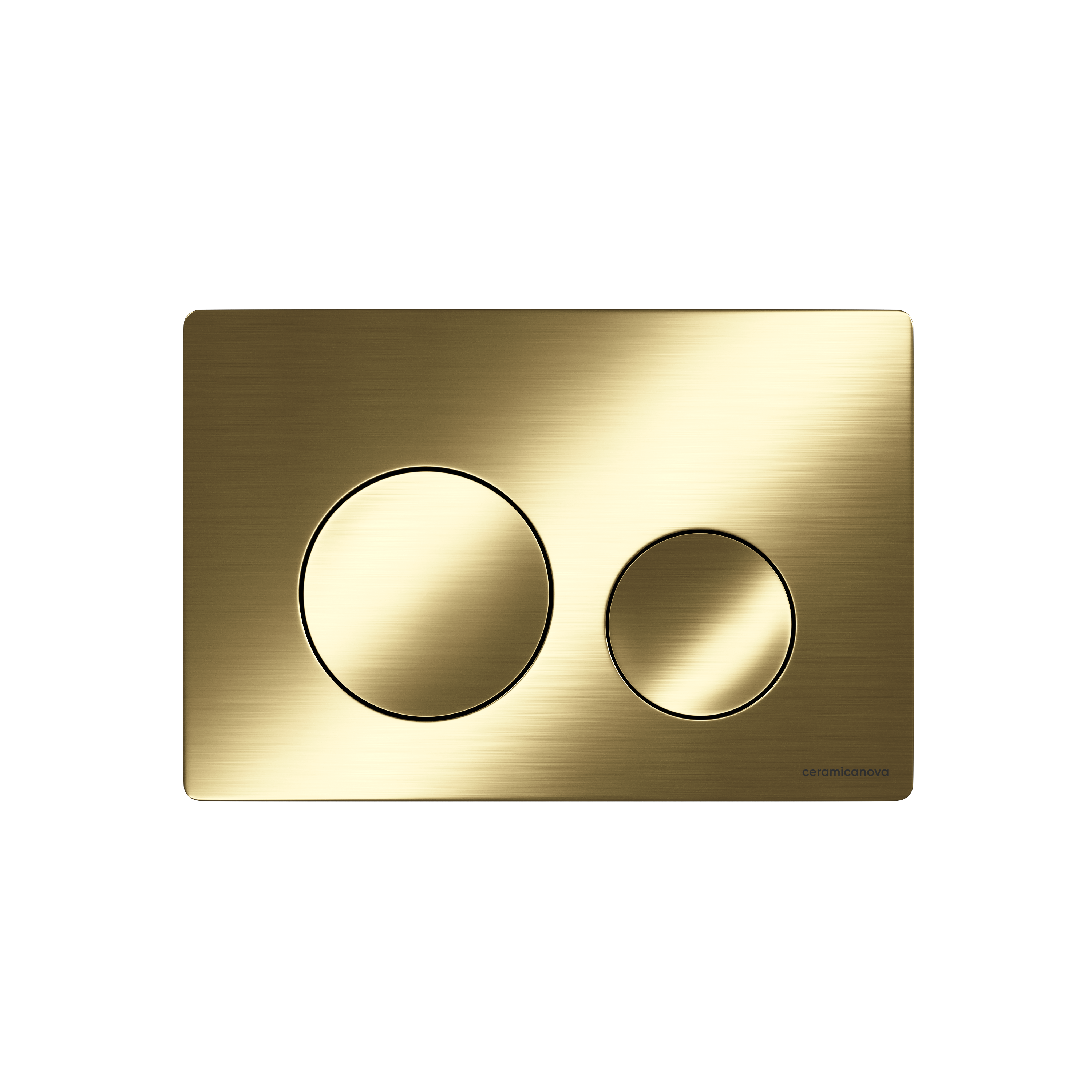 Кнопка смыва Ceramica Nova BalanceCircle CN12-001BG брашированное золото 5490₽