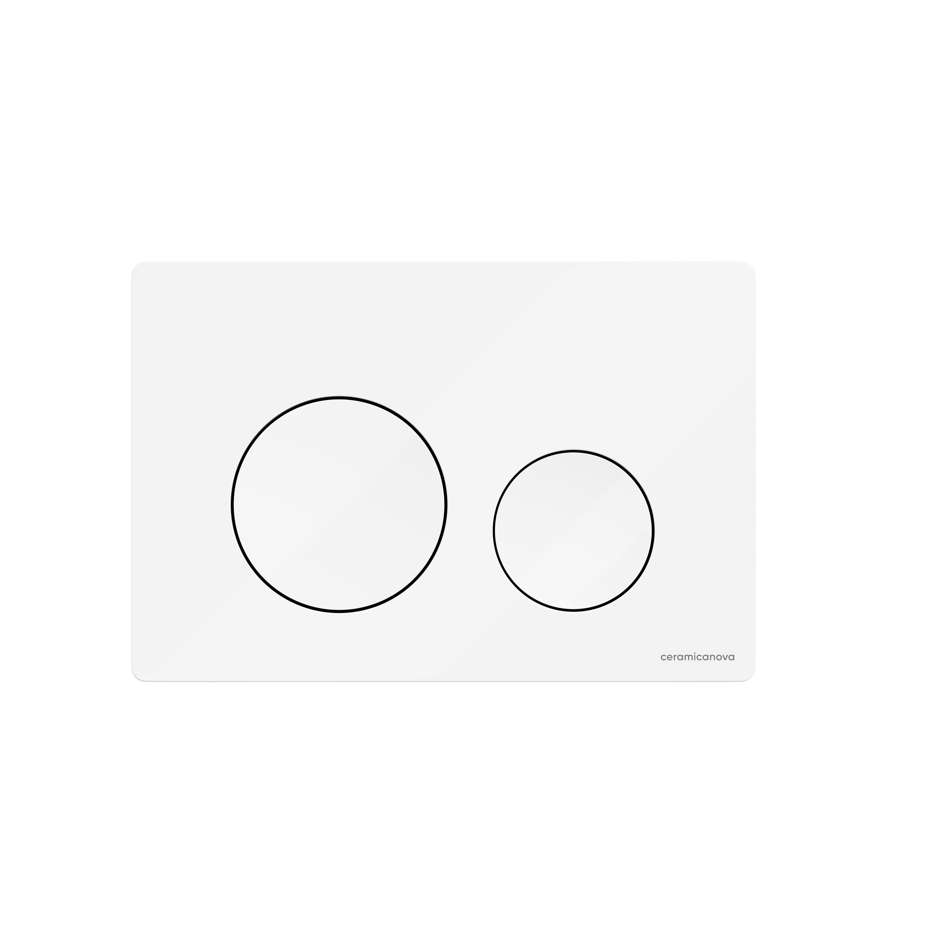 Кнопка смыва Ceramicanova BalanceCircle CN12-001W белая глянцевая 2190₽