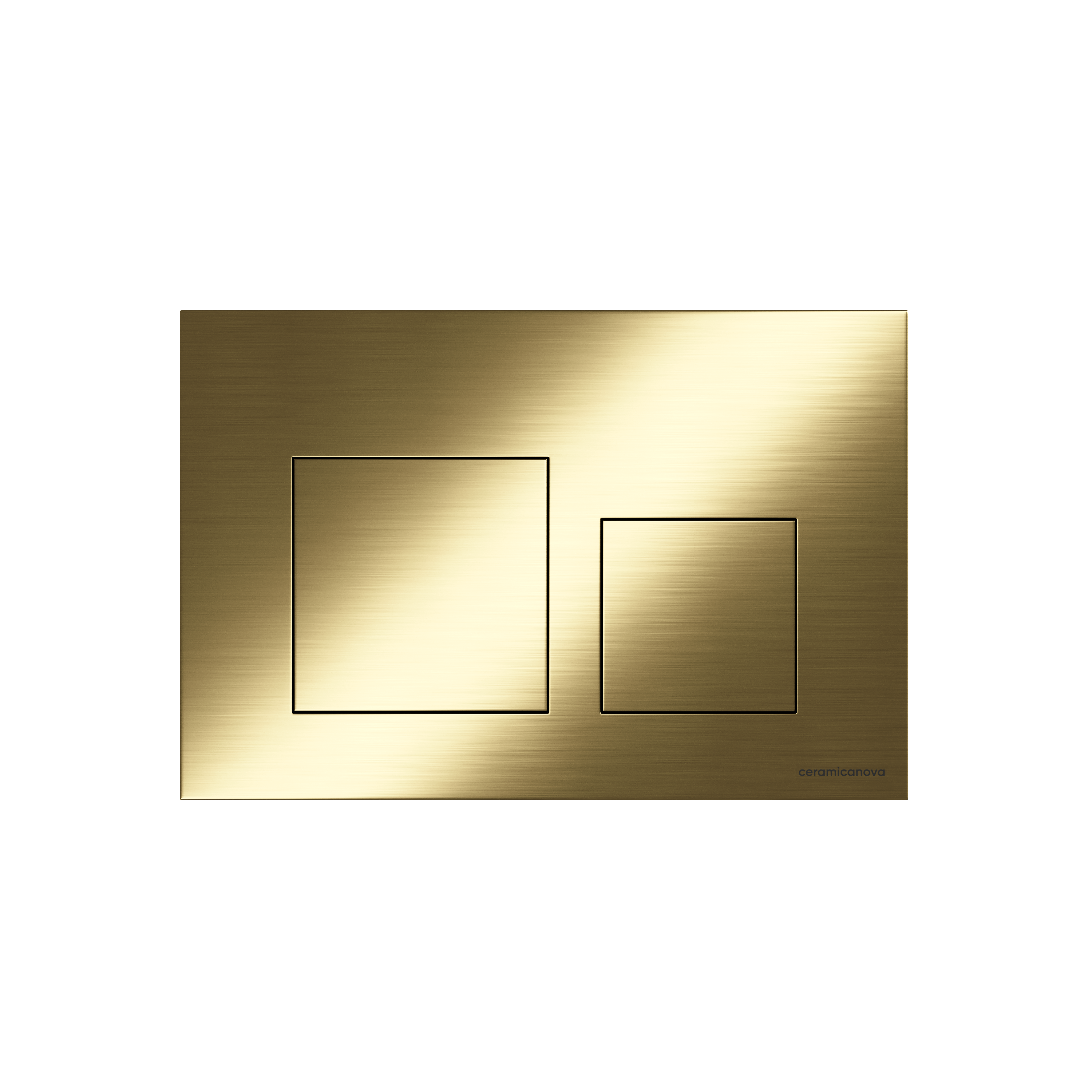 Кнопка смыва Ceramica Nova BalanceSquare CN12-002BG брашированное золото 5490₽