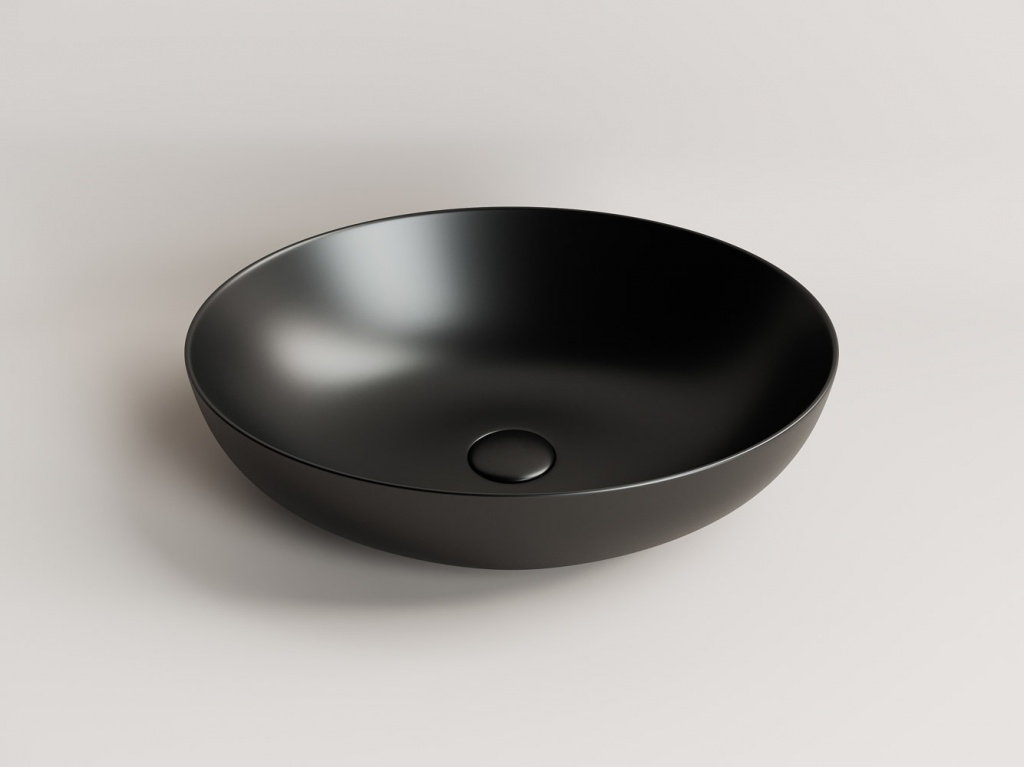 Раковина накладная Ceramica Nova Element CN6017MB черная матовая 19840₽