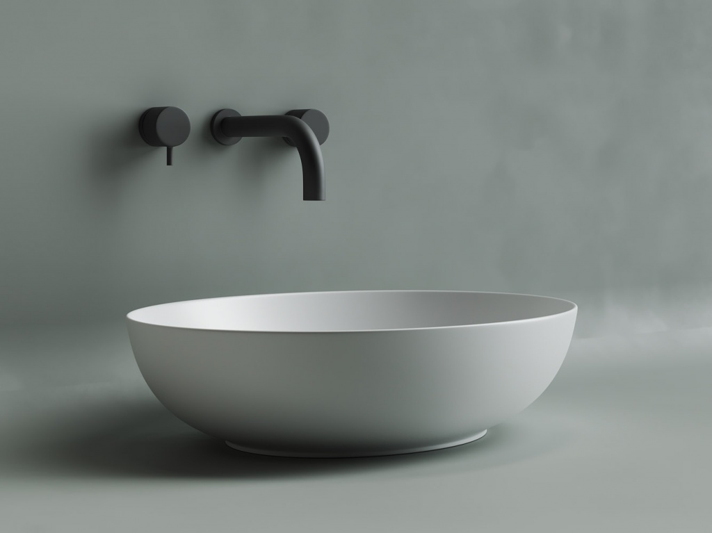 Раковина накладная Ceramica Nova Element CN6017MW белая матовая 19840₽