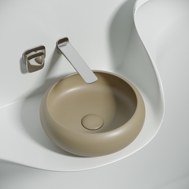 Раковина накладная Ceramicanova Элемент (Element) 36 см CN6050MC капучино матовая