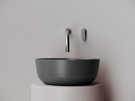 Фото Раковина накладная Ceramicanova Элемент (Element) 36 см CN6073MDH темный антрацит матовая