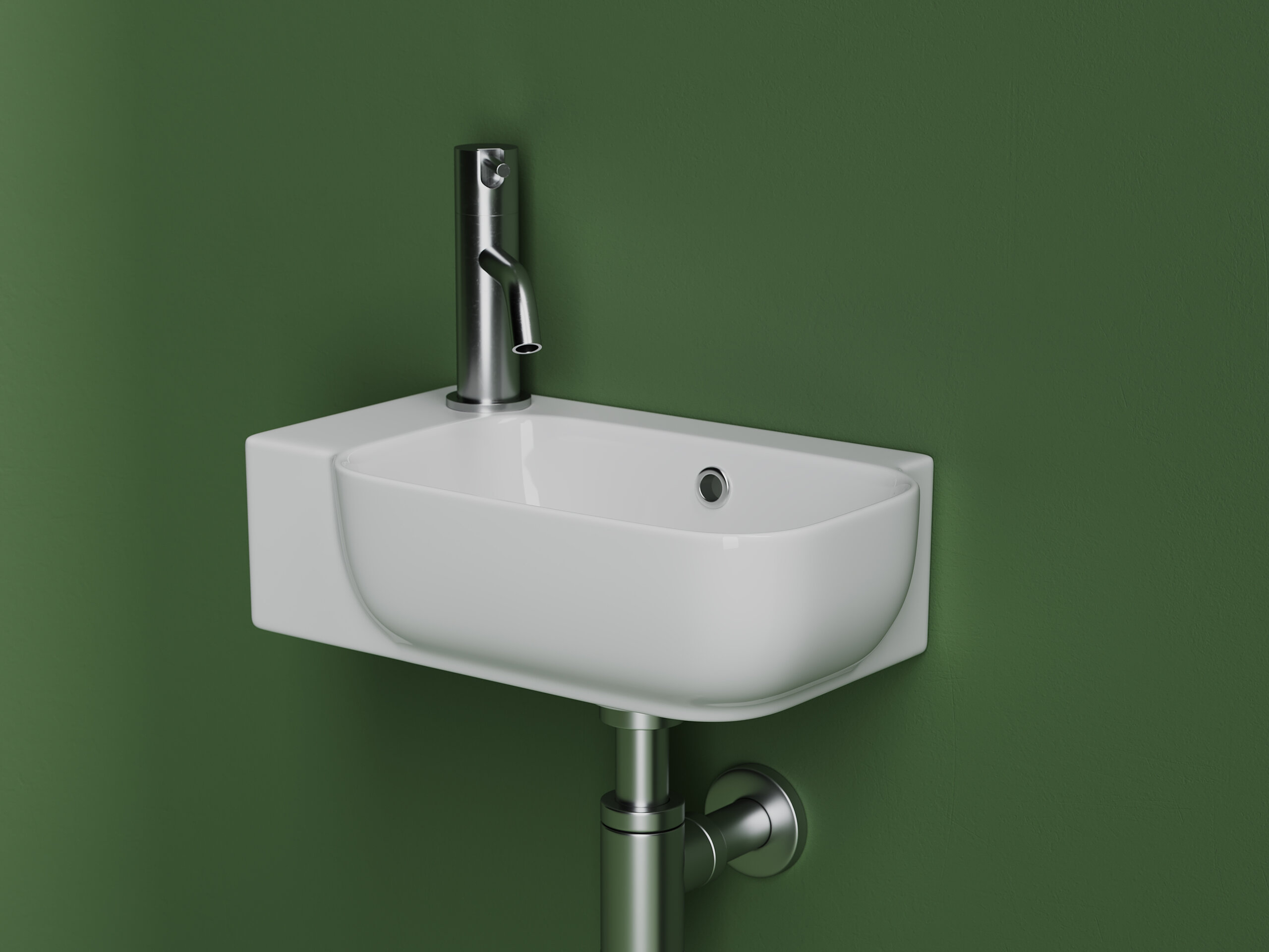 Раковина подвесная Ceramica Nova Element 40 см CN6074R белая 9810₽
