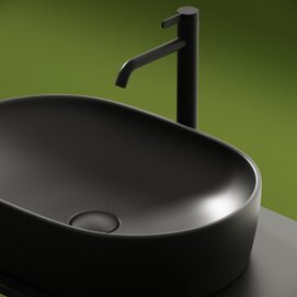 Фото Раковина накладная Ceramicanova Element 60 см CN6047MDH темный антрацит матовая