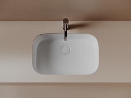 Раковина встраиваемая снизу Ceramica Nova Era 57 см CN15006 белая