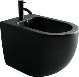 Биде напольное Ceramicanova Метрополь (Metropol) CN4005MB черное матовое, с крепежом для монтажа