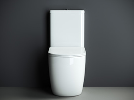 Фото Унитаз напольный Ceramicanova Мия (Mia) CN1801 с сиденьем микролифт, белый