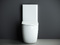 Фото Унитаз напольный Ceramicanova Мия (Mia) CN1801 с сиденьем микролифт, белый 2