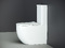 Фото Унитаз напольный Ceramicanova Мия (Mia) CN1801 с сиденьем микролифт, белый 0