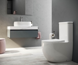 Фото Унитаз напольный Ceramicanova Мия (Mia) CN1801 с сиденьем микролифт, белый