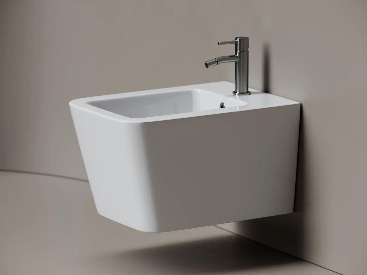 Биде подвесное Ceramica Nova Miro CN11004 с крепежом для скрытого монтажа белое 16490₽