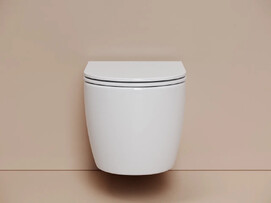 Подвесной унитаз Ceramicanova Noe CN4011T торнадо 3.0, безободковый, с крышкой микролифт, белый