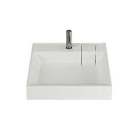 Раковина над стиральной машиной Ceramica Nova Quattro 60 см CN0101 белая