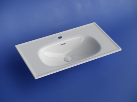 Раковина накладная Ceramicanova Сабо (SABO) 80 см CN13002 белая
