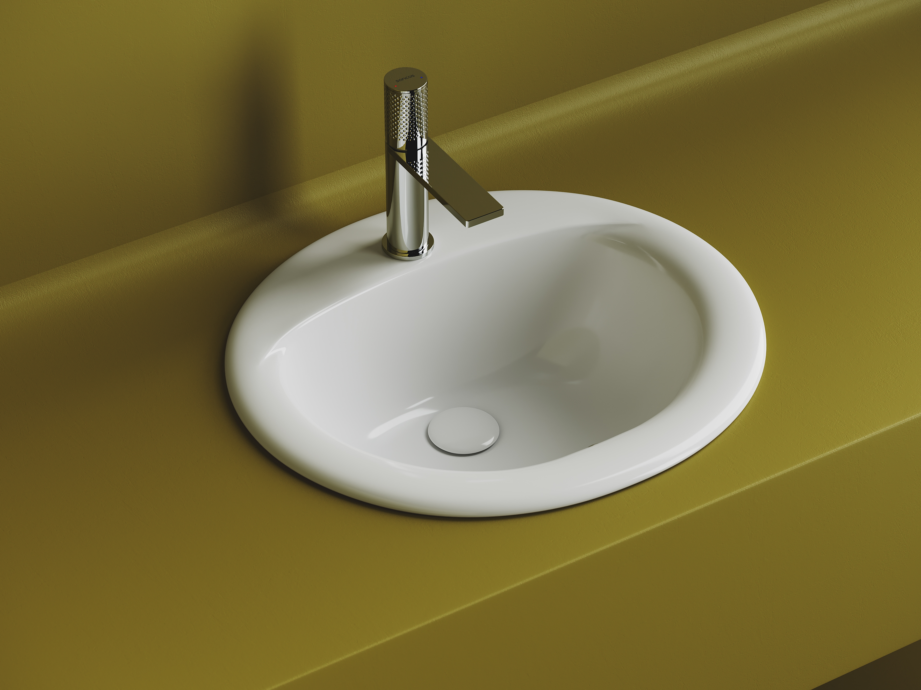 Раковина встраиваемая сверху Ceramica Nova Sun 52 см CN6080 белая 5150₽