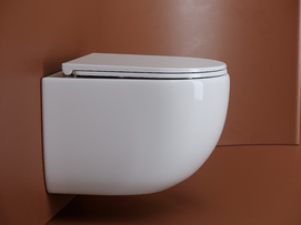 Унитаз подвесной Ceramica Nova Up CN4007 безободковый, с сиденьем микролифт, белый