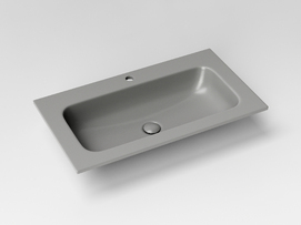 Раковина накладная Ceramicanova Грация (Grace) 81 см CN7012MH антрацит матовый