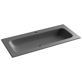 Фото Раковина накладная Ceramicanova Грация (Grace) 101 см CN7013MDH темный антрацит матовый