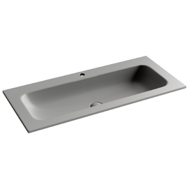 Фото Раковина накладная Ceramicanova Грация (Grace) 101 см CN7013MH антрацит матовый