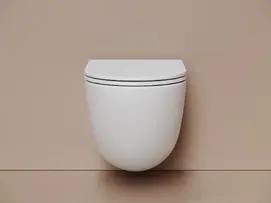 Фото Унитаз подвесной Ceramicanova Тренд (Vogue) CN4008TMW торнадо, с сиденьем микролифт, белый матовый
