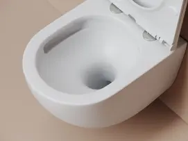 Фото Унитаз подвесной Ceramicanova Тренд (Vogue) CN4008TMW торнадо, с сиденьем микролифт, белый матовый
