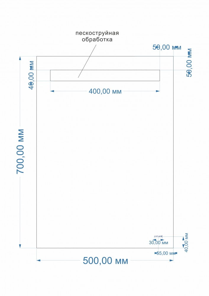 Зеркало Cersanit Base KN-LU-LED010*50-b-Os LU-LED010*50-b-Os Base KN-LU-LED010*50-b-Os - фото 4