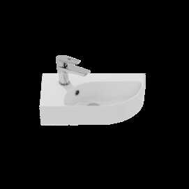 Раковина подвесная Cersanit Cameo 63405 45 см, белая, угловая