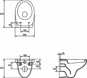Унитаз Cersanit Delfi S-MZ-DELFI-PL 8990₽