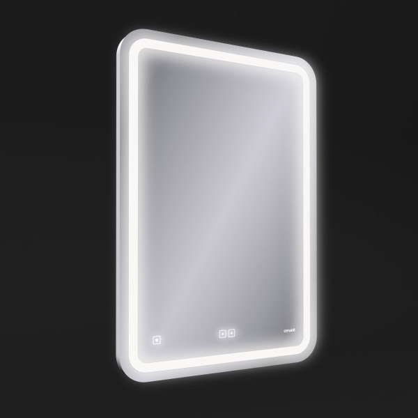 Зеркало со сменой цвета и часами Cersanit Design Pro KN-LU-LED050*55-p-Os LU-LED050*55-p-Os Design Pro KN-LU-LED050*55-p-Os - фото 2