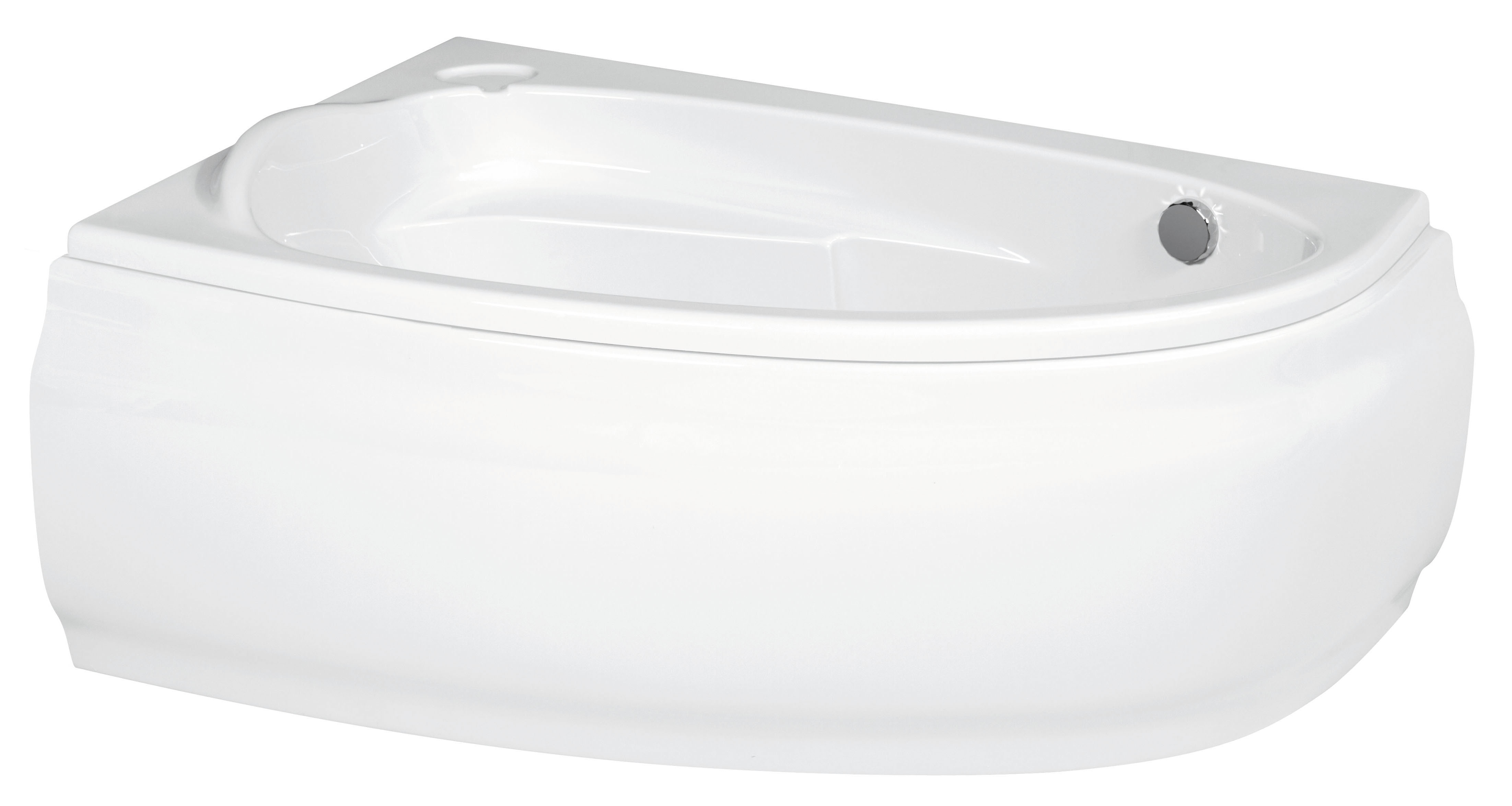 Акриловая ванна Cersanit Joanna 160x95 L ультра белая, размер 160x95, цвет белый 63338 - фото 2