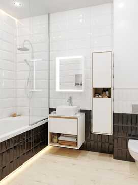 Мебель для ванной Cersanit Louna 60 SP-SZ-LOU60-BL/Wh
