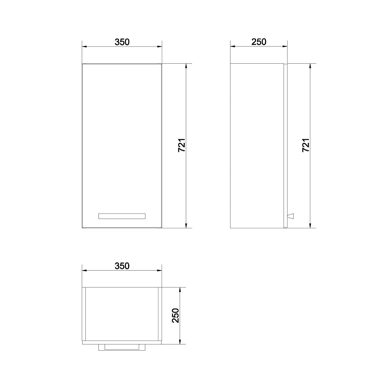 Мебель для ванной Cersanit Melar 80 + ножки, цвет белый B-SU-MEL-CM80 Melar 80 + ножки - фото 11