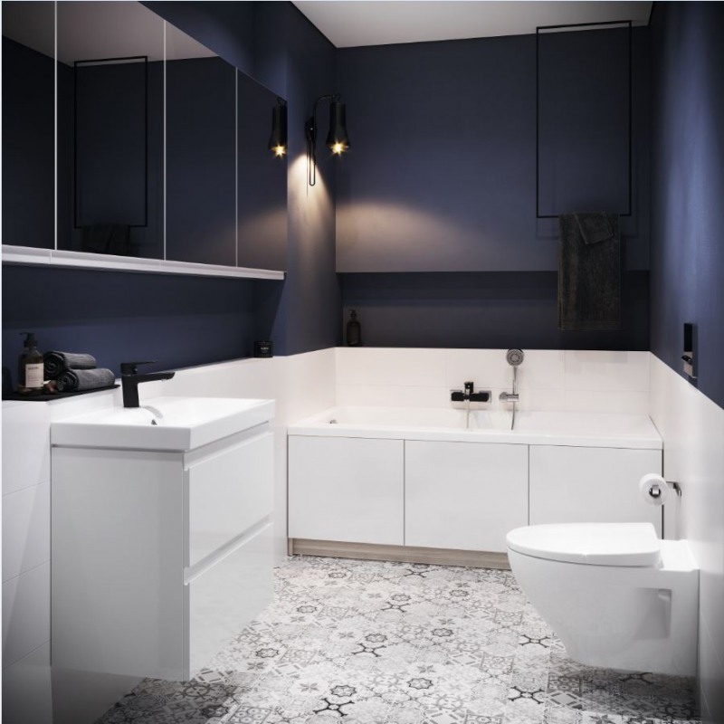 Мебель для ванной Cersanit Moduo 60 белый, цвет хром SB-SZ-MOD-MO60/Wh - фото 2